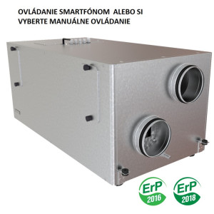 Rekuperačná jednotka VENTS VUT 700 HB EC A21 WIFI-ovládací panel A21WIFI-Vertikal-830m3/h