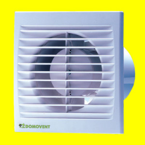 Ventilátory domové Domovent 125S-zapínanie a výpínanie vypínačom na svetlo