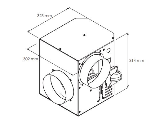 Dospel ventilátor