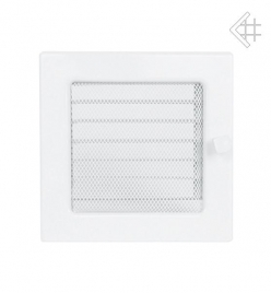 17x17 so žaluziou Krbová mriežka biela