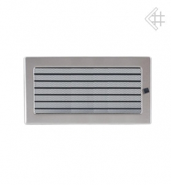 17x30 so žaluziou Krbová mriežka chrom matná