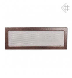 17x49 bez žaluzie Krbová mriežka čiernomedená