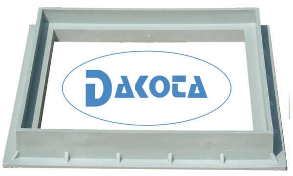 200x200 Rám k plastovému poklopu a roštu