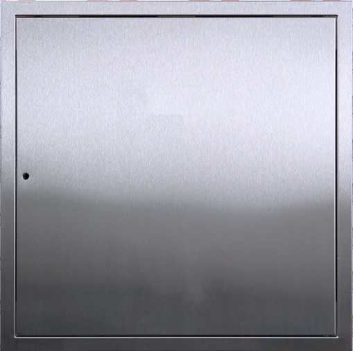 300x400 štvorhranDvierka nerez matná