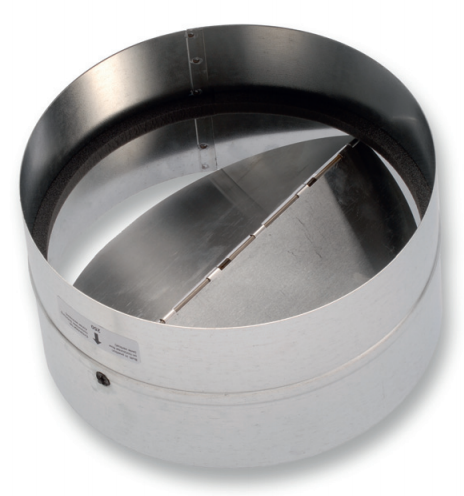 A-KOM  Ø125mm spätná klapka - s tesnením