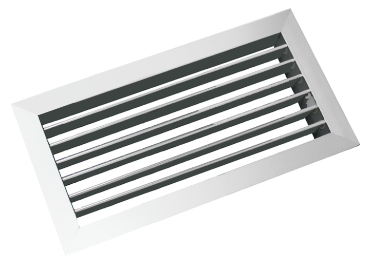 AHN-W farba: biela - 700 x 400 MM (LxH) - Nástenná vetracia mriežka hliníkova s nastavitelnými lamelami AHN-W farba: biela - 700 x 400 MM (LxH) - Nástenná vetracia mriežka hliníkova s nastavitelnými lamelami