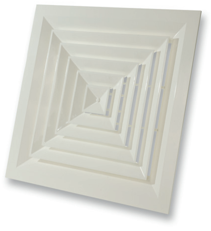 APW-4 - 220x220mm - Podhľadová hliníková mriežka