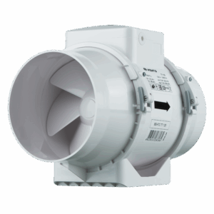 Axiálne odsávacie ventilátory VENTS TT 125 priemer napojenia 125mm-dvojrýchlostný výkon:220-280m3/h napätie 230V