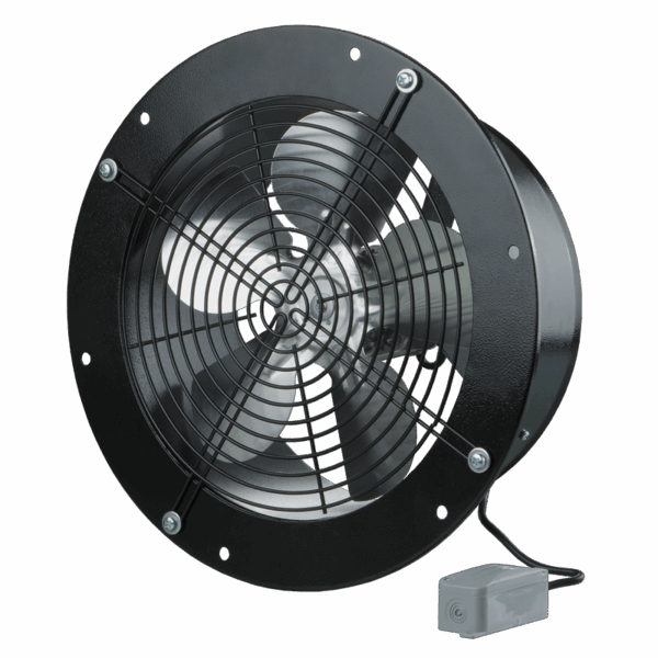 Axiálny ventilátor VENTS OVK1 150-výkon:205m3/h priemer napojenia:162mm-Napätie 230V