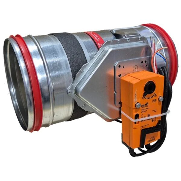 CCF CIRCE4 M230-S D100 mm  Motorizovaná požiarna klapka s kruhovým prierezom