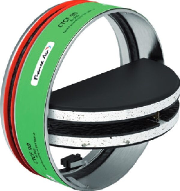 CTCF90-100mm Násuvná protipožiarna spätná klapka