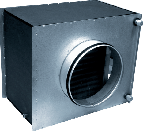 CWK - 160mm - Vodný chladič kalorifer