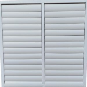 GRM 715x715 Gravitačná mriežka rám kovový lamely plastové uchytenie lamiel kovovou tyčou