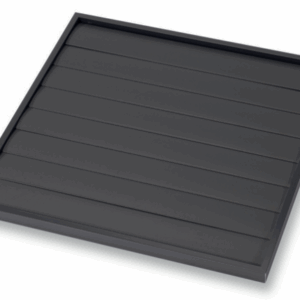 Gravitačná mriežka - VK 440 X 440 -farba RAL7015 Sivé/antracit/hliníkový rám plastové lamely