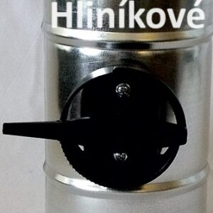 Hliníková klapka zatvárateľná pod rôznym uhlom HK-125mm