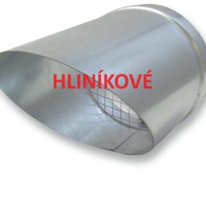 Hliníková ukončovacia mriežka HKM-45stupňová AL -125mm
