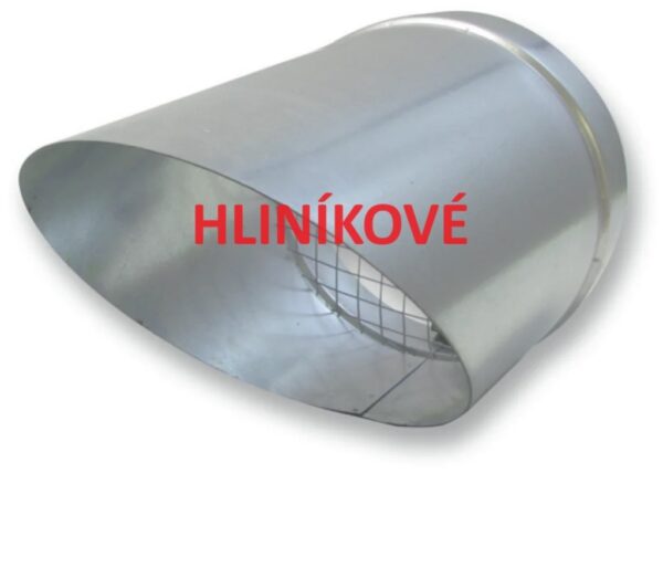 Hliníková ukončovacia mriežka HKM-45stupňová AL -630mm