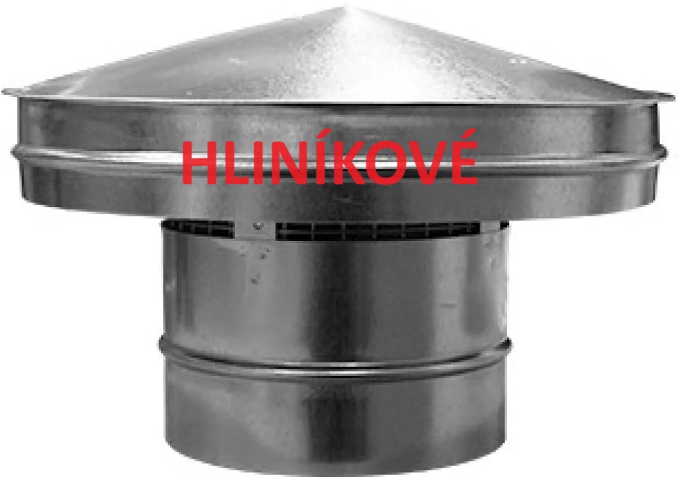 Hliníková ukončovacia strieška - Ø 150mm Hliníková ukončovacia strieška - Ø 150mm