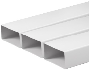 KP75-15 ploché vzduchové potrubie z PVC 75X150mm / dĺžka1