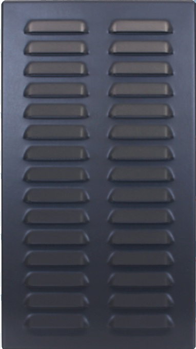 Kovová mriežka  190x340 mm ANTRACIT - RAL 7016