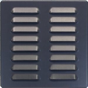 Kovová mriežka 200x200 mm ANTRACIT - RAL 7016