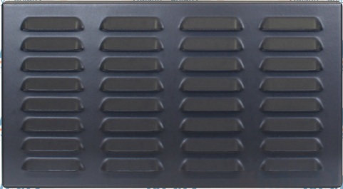 Kovová mriežka 340x190 mm ANTRACIT - RAL 7016