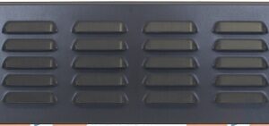 Kovová mriežka 500x140 mm ANTRACIT - RAL 7016