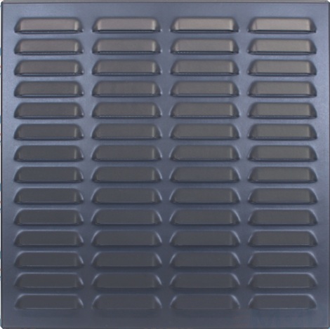 Kovová mriežka 500x500 mm ANTRACIT - RAL 7016