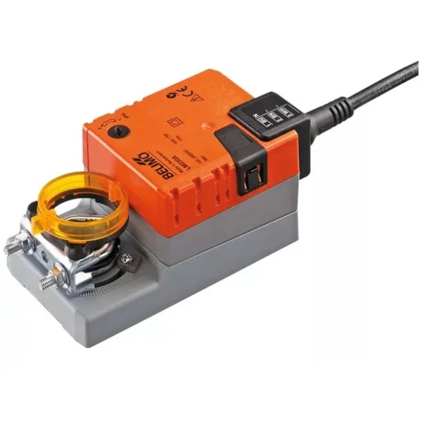 LM 24A - Klapkový pohon, 5Nm, do 1 m2, otv-zatv, 3-bodový