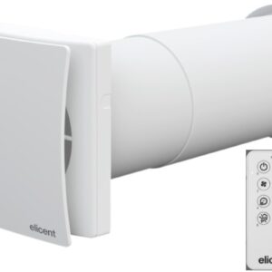 Lokálny rekuperátor ELICENT MAICO REC DUO 150 PLUS RC-∅150mm 50-70m3/h-s diaľkovým ovládačom-spárovatelné medzi sebou