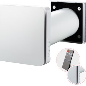 Lokálny rekuperátor VENTSTwinFresh Atmo ∅160mm s diaľkovým ovládaním automatickou žaluziou 50m3/h