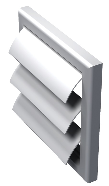 MV100J Gravitačná mriežka plastová mriežka bez príruby