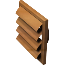 MV100VJ Gravitačná mriežka buk -s prírubou 100mm