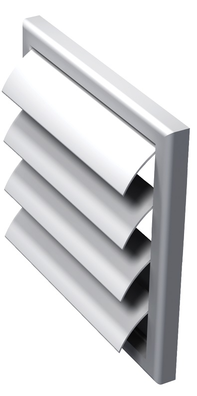 MV120J Gravitačná mriežka plastová mriežka bez príruby