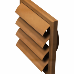 MV120VJ BUK Gravitačná mriežka plastová s prírubou do potrubia 125mm