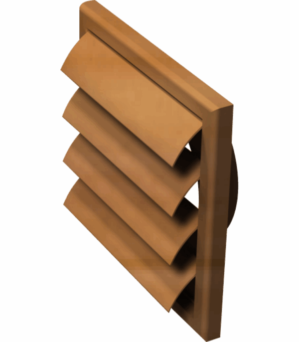 MV120VJ BUK Gravitačná mriežka plastová s prírubou do potrubia 125mm