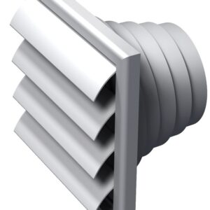 MV120VNJGravitačná mriežka s kruhovým náustkom s možnosťou pripojenia potrubíí priemeru 100/110/120/130/150mm