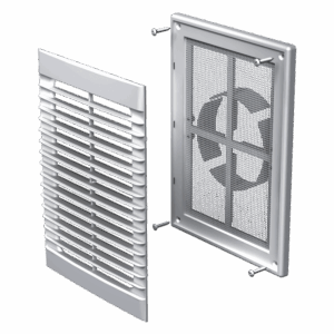 MV126VDS+sieťka proti hmyzu+príruba nastavitelná-100-150mm+rovné lamely