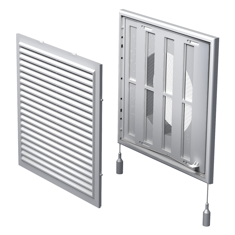 MV250/150VRS-+sieťka proti hmyzu+zatváranie+príruba150mm MV250/150VRS-+sieťka proti hmyzu+zatváranie+príruba150mm