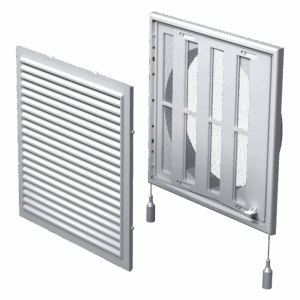 MV250/200VRS+sieťka proti hmyzu+zatváranie+príruba 200mm