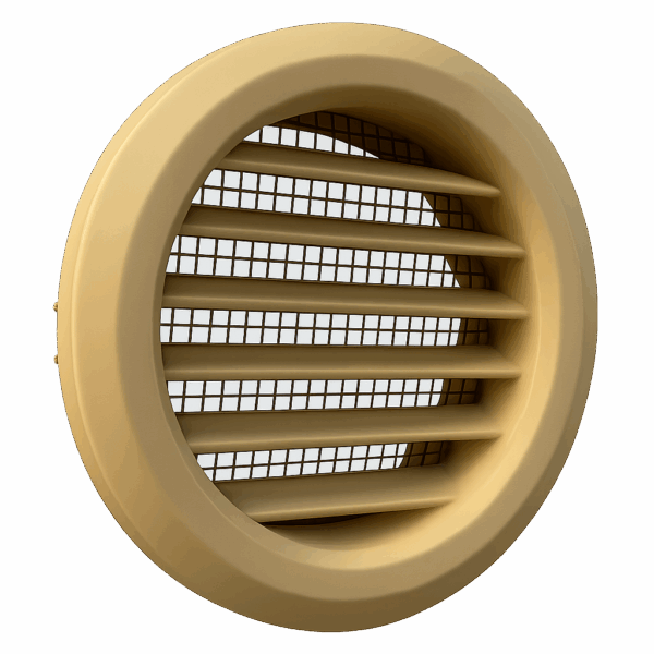 Mriežka plastová MV50/2BVS béžová-so sieťkou proti hmyzu 2kusy v balení