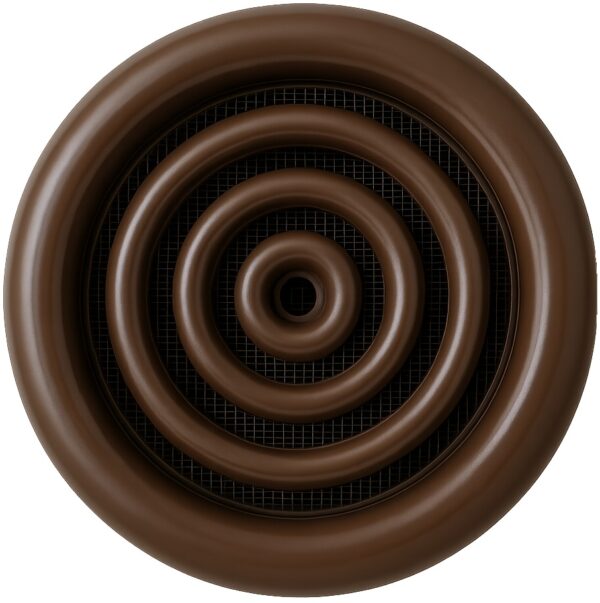 Mriežka plastová MV51/2BVS hnedá-so sieťkou proti hmyzu 2kusy v balení