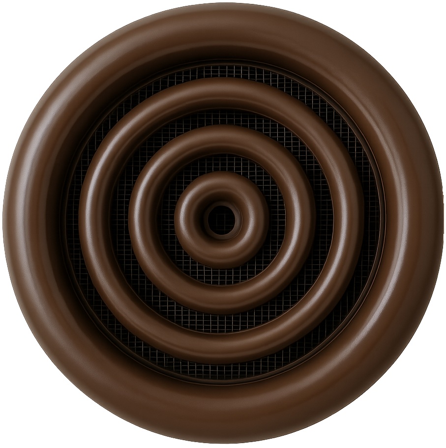 Mriežka plastová MV51/2BVS hnedá-so sieťkou proti hmyzu 2kusy v balení Mriežka plastová MV51/2BVS hnedá-so sieťkou proti hmyzu 2kusy v balení