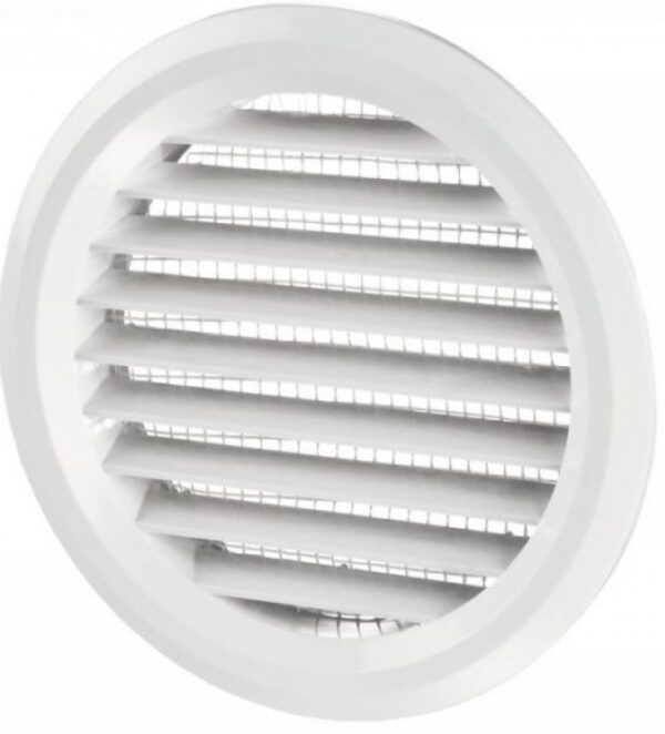 Mriežka plastová MV80BVS-bielá so sieťkou proti hmyzu