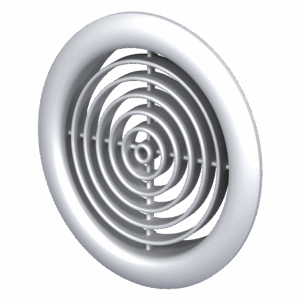 Mriežka plastová MV81BVS-biela so sieťkou proti hmyzu