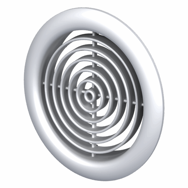 Mriežka plastová MV81BVS-biela so sieťkou proti hmyzu