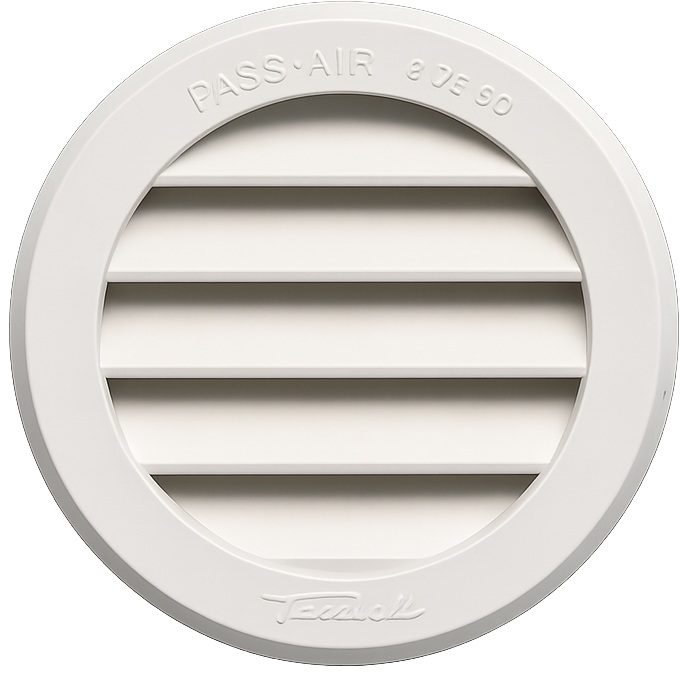 Mriežka plastová T 11B pre potrubie 110mm-bez sieťky proti hmyzu Mriežka plastová T 11B pre potrubie 110mm-bez sieťky proti hmyzu