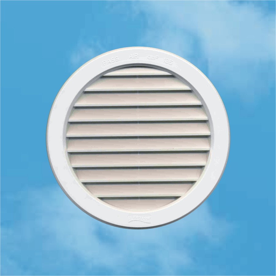 Mriežka plastová T 16RB biela so sieťkou Mriežka plastová T 16RB biela so sieťkou