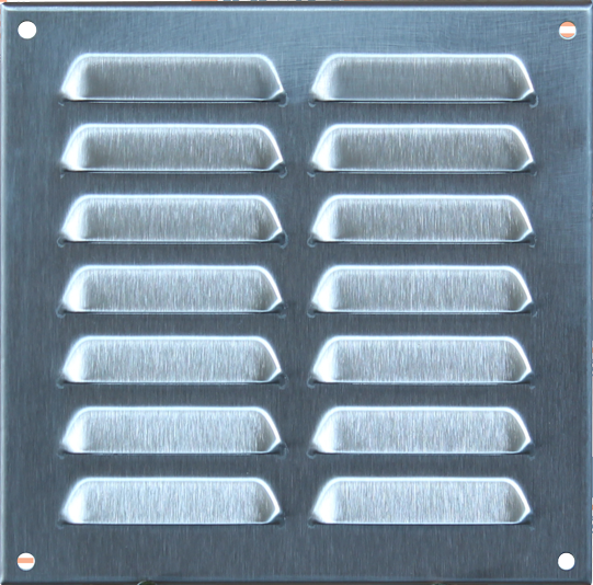 Nerezová mriežka MV-N 165x165mm brúsený nerez