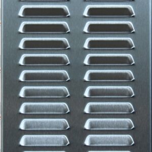 Nerezová mriežka MV-N 190x340mm brúsený nerez